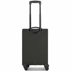 Smartbox Weichgepäck Kabinengepäck|4-Rollen Kabinentrolleys<Edition 04 4 Rollen Kabinentrolley 55 cm mit Dehnfalte black