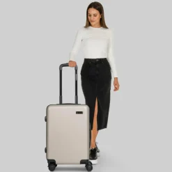 Smartbox Hartgepäck Kabinengepäck|4-Rollen Kabinentrolleys<Edition 05 4 Rollen Kabinentrolley 55 cm greige