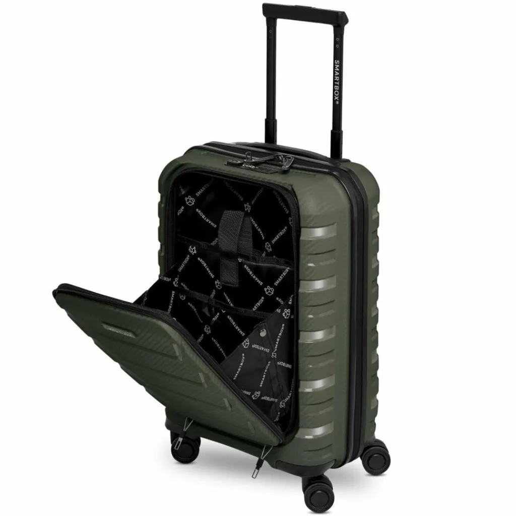 Sale Smartbox Edition 01 4 Rollen Kabinentrolley 55 cm Laptopfach olive