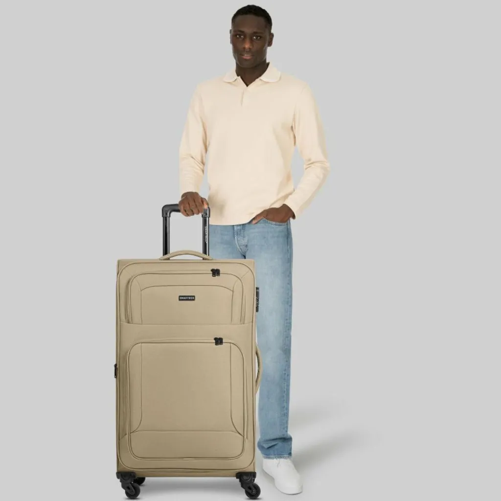 Online Smartbox Edition 04 4 Rollen Trolley 78 cm mit Dehnfalte beige