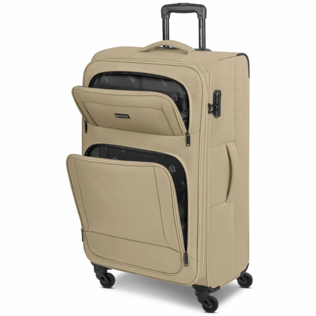 Online Smartbox Edition 04 4 Rollen Trolley 78 cm mit Dehnfalte beige