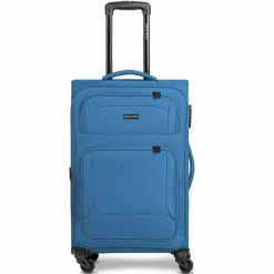 Smartbox Weichgepäck|4-Rollen Koffer<Edition 04 4 Rollen Trolley 67 cm mit Dehnfalte slate-blue