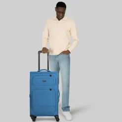 Smartbox Weichgepäck|4-Rollen Koffer<Edition 04 4 Rollen Trolley 67 cm mit Dehnfalte slate-blue