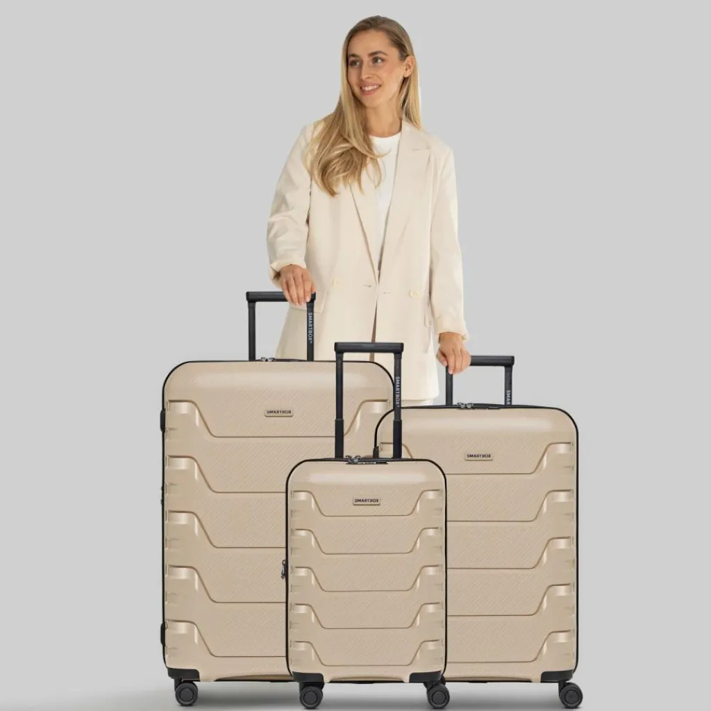 Smartbox Edition 01 4 Rollen Kofferset 3-teilig mit Dehnfalte