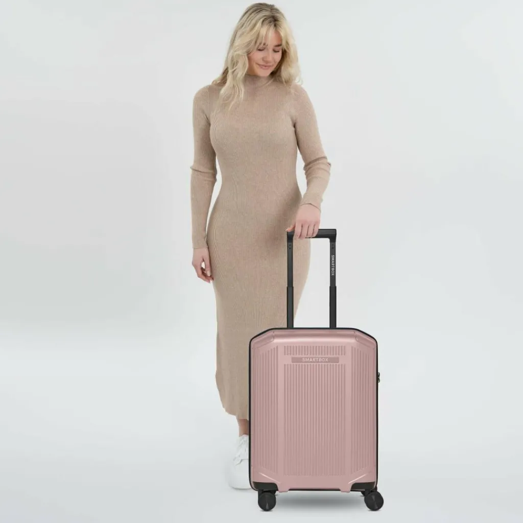 Discount Smartbox Edition 02 4 Rollen Kabinentrolley S 55 cm rose metallic