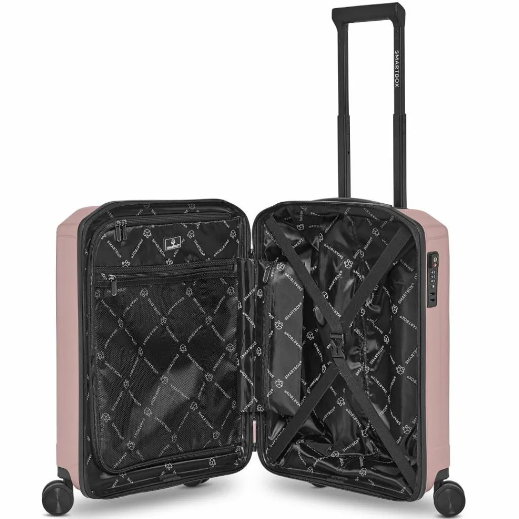 Discount Smartbox Edition 02 4 Rollen Kabinentrolley S 55 cm rose metallic