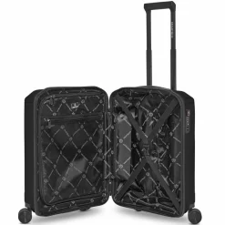 Smartbox Hartgepäck Kabinengepäck|4-Rollen Kabinentrolleys<Edition 02 4 Rollen Kabinentrolley S 55 cm black metallic