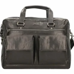Spikes & Sparrow Laptoptaschen|Aktentaschen<Aktentasche Leder 41 cm Laptopfach black