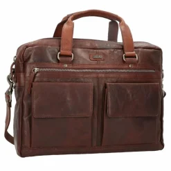 Spikes & Sparrow Aktentasche Leder 41 cm Laptopfach