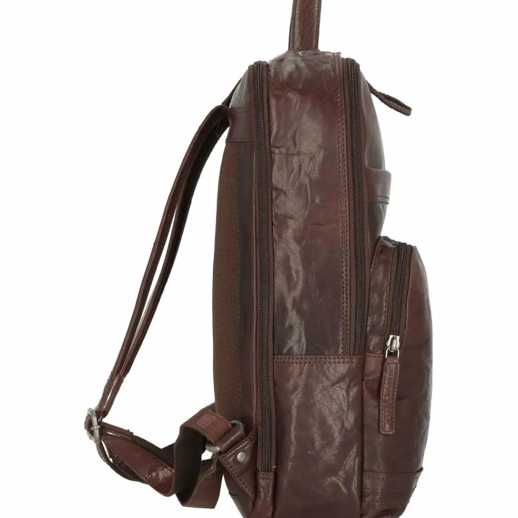 Spikes & Sparrow Bronco Rucksack Leder 40 cm Laptopfach