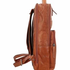 Spikes & Sparrow Lederrucksäcke|Business-Rucksäcke<Bronco Rucksack Leder 40 cm Laptopfach brandy