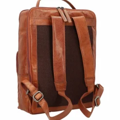 Spikes & Sparrow Lederrucksäcke|Business-Rucksäcke<Bronco Rucksack Leder 40 cm Laptopfach brandy