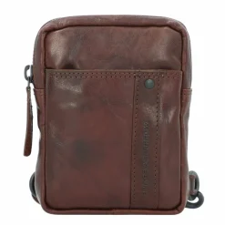 New Spikes & Sparrow Bronco Umhängetasche Leder 13 cm darkbrown