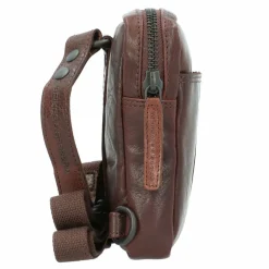 New Spikes & Sparrow Bronco Umhängetasche Leder 13 cm darkbrown