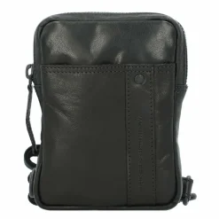 New Spikes & Sparrow Bronco Umhängetasche Leder 13 cm black