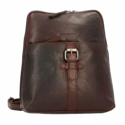 Online Spikes & Sparrow City Rucksack Leder 27 cm darkbrown