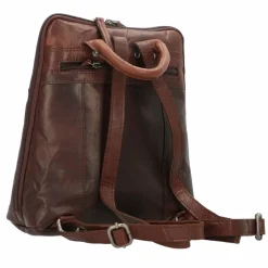 Online Spikes & Sparrow City Rucksack Leder 27 cm darkbrown