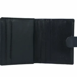 Outlet Spikes & Sparrow Geldbörse RFID Leder 8 cm black