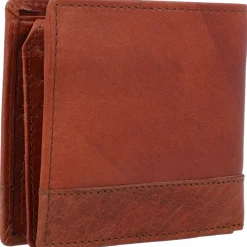 Spikes & Sparrow Herrengeldbörsen Querformat<Geldbörse RFID Leder 11 cm brandy