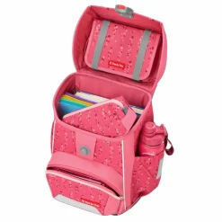 New Step by Step Basis Schulranzen-Set 4-teilig Pink Bubbles