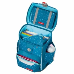 New Step by Step Basis Schulranzen-Set 4-teilig Set „Blue Hearts
