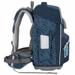 Step by Step Schulranzen & Sets<Basis Schulranzen-Set 4-teilig Set „Blue Lines