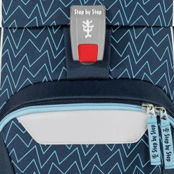 Step by Step Schulranzen & Sets<Basis Schulranzen-Set 4-teilig Set „Blue Lines