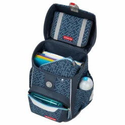 Step by Step Schulranzen & Sets<Basis Schulranzen-Set 4-teilig Set „Blue Lines