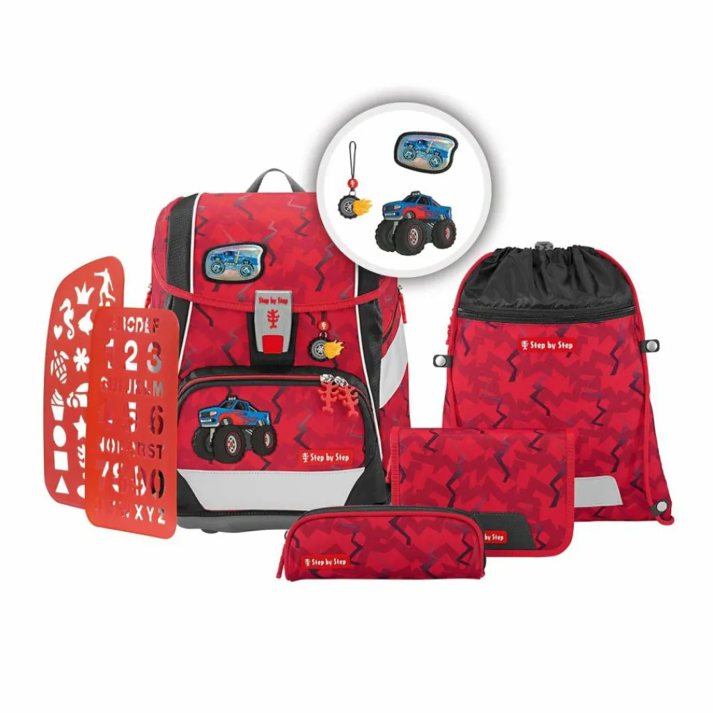 Step by Step Schulranzen & Sets<2in1 Plus Schulranzen-Set Monster Truck Rocky