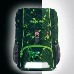 Step by Step Kinderrucksäcke<Kid Shine Kinderrucksack-Set 3tlg. dino night tyro