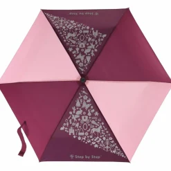 Step by Step Kinderschirme|Taschenschirme<Magic Rain Effect Kinder Taschenschirm 22,5 cm berry