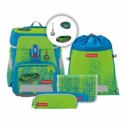 Discount Step by Step Space Neon Schulranzen-Set 5-teilig Race Car Chuck