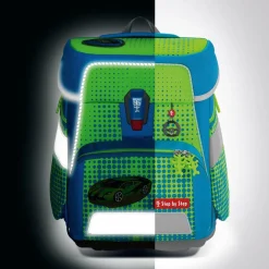 Discount Step by Step Space Neon Schulranzen-Set 5-teilig Race Car Chuck