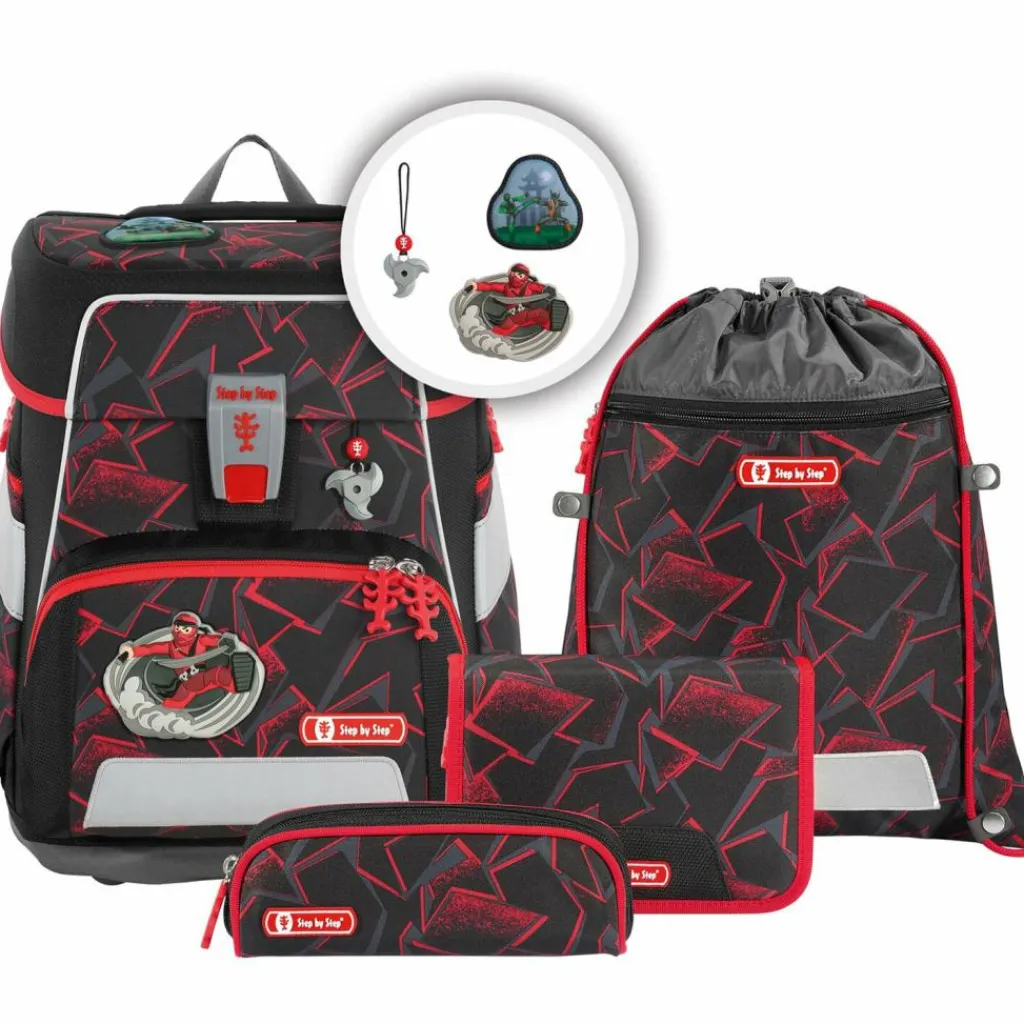 Online Step by Step Space Schulranzen-Set 5tlg. ninja yuma
