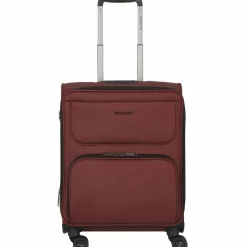 Stratic Weichgepäck Kabinengepäck|4-Rollen Kabinentrolleys<Bendigo Light Plus 4-Rollen Kabinentrolley 54 cm redwine