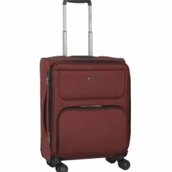Stratic Weichgepäck Kabinengepäck|4-Rollen Kabinentrolleys<Bendigo Light Plus 4-Rollen Kabinentrolley 54 cm redwine