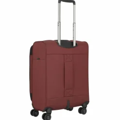 Stratic Weichgepäck Kabinengepäck|4-Rollen Kabinentrolleys<Bendigo Light Plus 4-Rollen Kabinentrolley 54 cm redwine