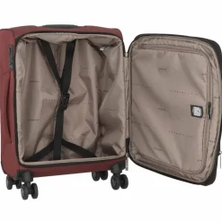 Stratic Weichgepäck Kabinengepäck|4-Rollen Kabinentrolleys<Bendigo Light Plus 4-Rollen Kabinentrolley 54 cm redwine