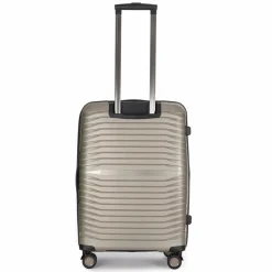 Outlet Stratic Bright+ 4 Rollen Trolley M 66 cm mit Dehnfalte champagne