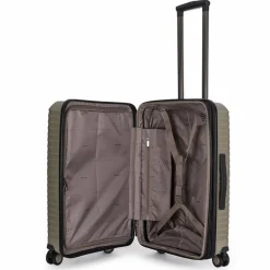 Outlet Stratic Bright+ 4 Rollen Trolley M 66 cm mit Dehnfalte champagne