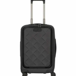 Best Stratic Leather & More 4 Rollen Kabinentrolley 55 cm Laptopfach matt black