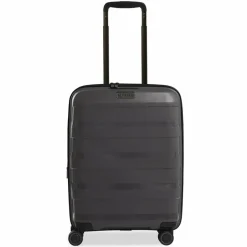 Hot Stratic Straw + 4-Rollen Kabinentrolley 55 cm dark grey