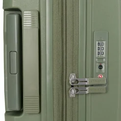 Stratic Hartgepäck Kabinengepäck|4-Rollen Kabinentrolleys<Straw T 4 Rollen Kabinentrolley S 54 cm mit Dehnfalte olive