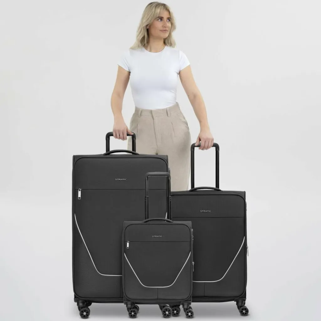 Stratic taska 4-Rollen Kofferset 3tlg. mit Dehnfalte