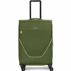 Stratic Weichgepäck|4-Rollen Koffer<taska 4-Rollen Trolley M 65 cm mit Dehnfalte olive