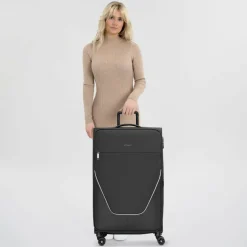 Stratic taska 4-Rollen Trolley L 76 cm mit Dehnfalte