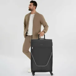 Stratic taska 4-Rollen Trolley L 76 cm mit Dehnfalte