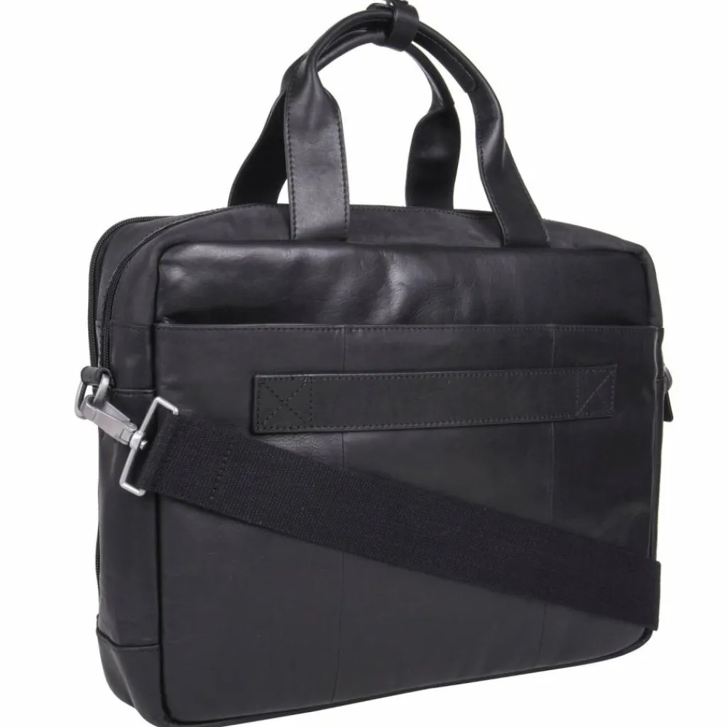 Strellson Laptoptaschen|Aktentaschen<Brick Lane Aktentasche Leder 39 cm Laptopfach black