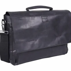 Strellson Laptoptaschen|Aktentaschen<Brick Lane Aktentasche Leder 41 cm Laptopfach black