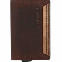 Strellson Visitenkartenetuis<Camden c-one Kreditkartenetui RFID Leder 7 cm darkbrown
